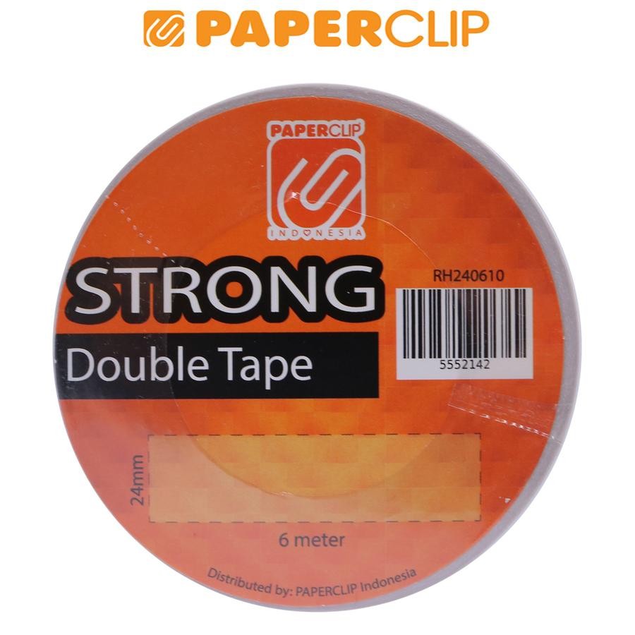 

TAPE DOUBLE PAPERCLIP 24MM 6M