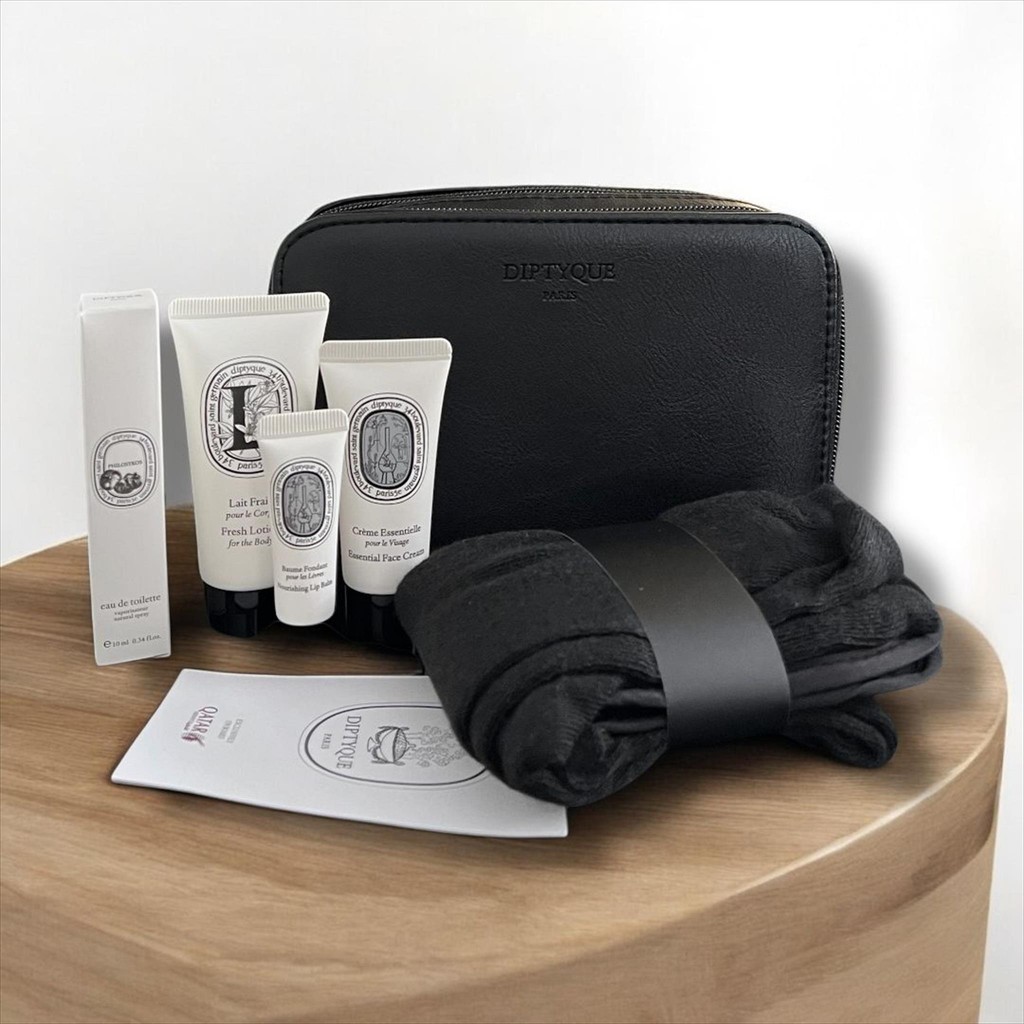 Diptyque Qatar Philosykos Pouch Black Set C