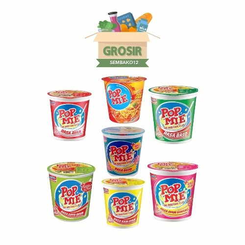 

Pop Mie Cup 75 gr Mi Instan