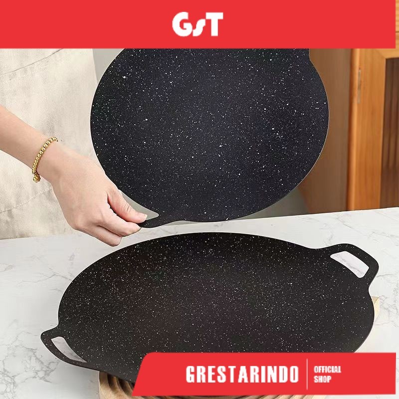 WAJAN KONDUKSI SERBAGUNA PANCI TEFLON MULTI GRILL PAN TEFLON BBQ TEFLON BAKAR BAKAR / Panggangan BBQ