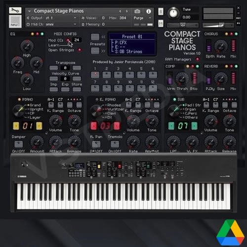 VST Piano - YAMAHA CP88 Compact Stage Pianos KONTAKT