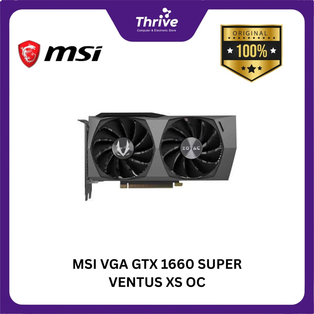 MSI VGA GTX 1660 SUPER VENTUS XS OC