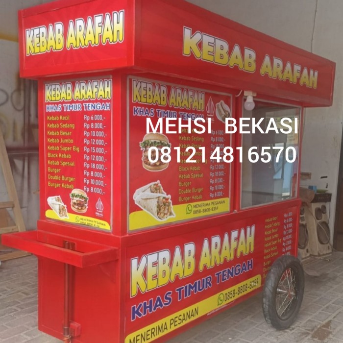Booth/ Gerobak kebab terbaru