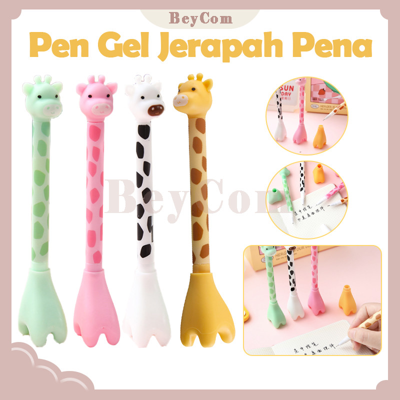 

Pen Gel Jerapah Pena/Karakter Hewan Lucu Model Animal Pen
