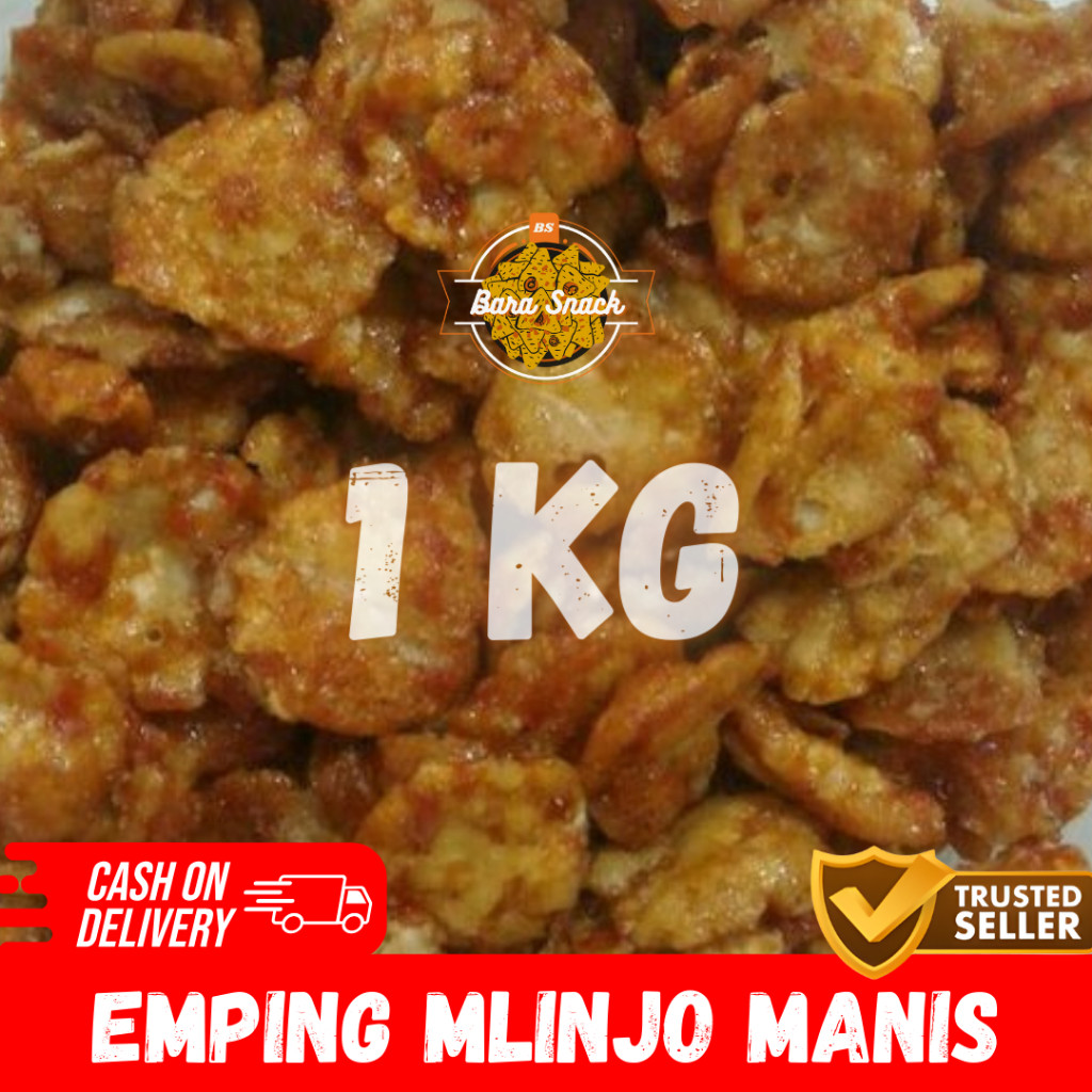 

[ 1KG ] Emping Mlinjo Matang Rasa Manis Premium / Camilan Snack Kiloan Murah