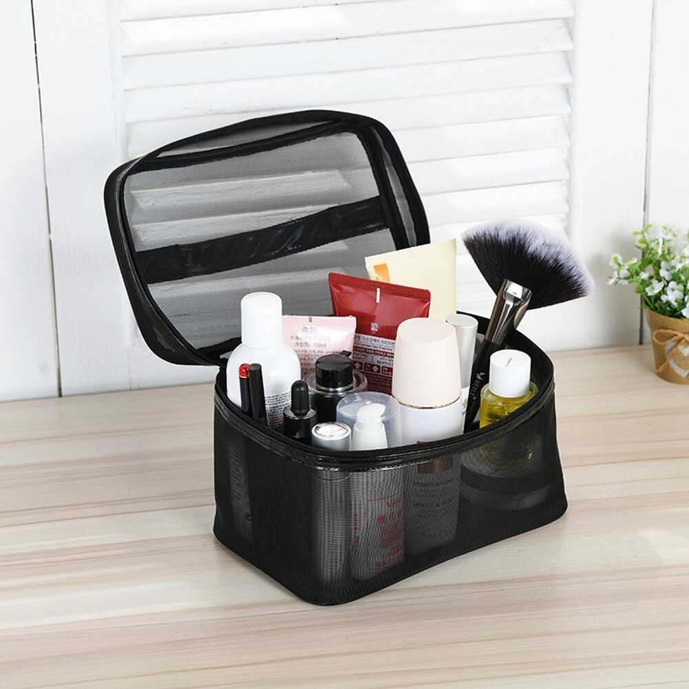

MACROUPTA Tas Kosmetik Travel Portable Mesh Bag 22x14x15cm - M-6112 -BESTINME