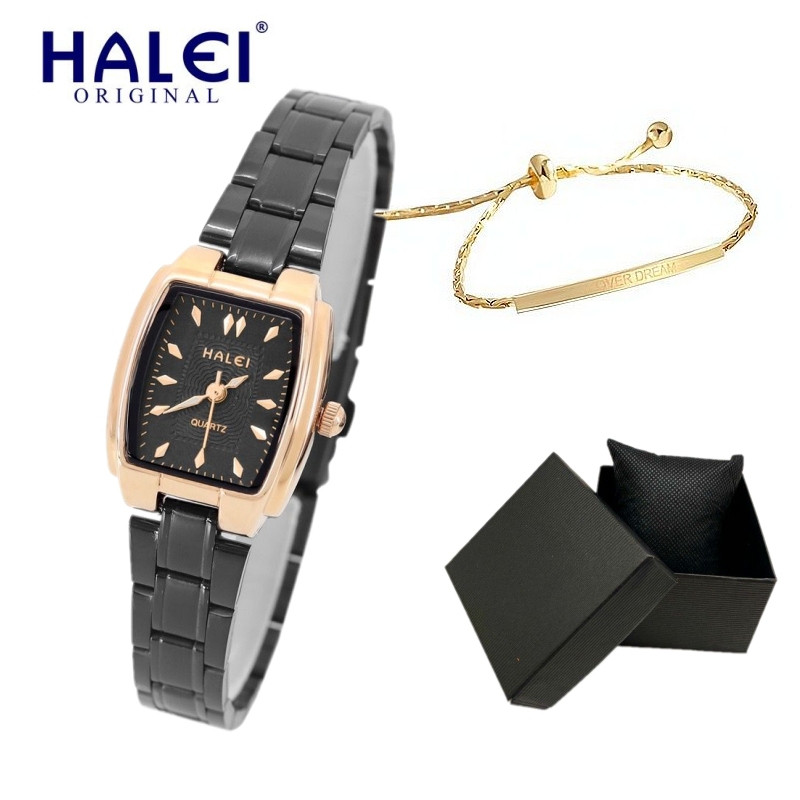 Galery Modern   HALEI ORIGINAL JAM TANGAN WANITA ELEGAN ANTI AIR BERKUALITAS DAN GARANSI MESIN 1 TAH