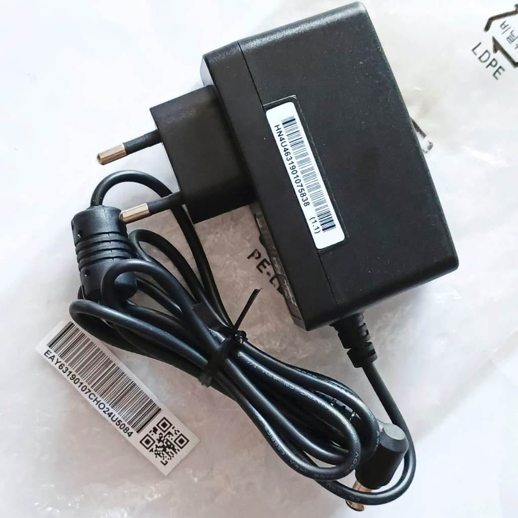 ADAPTOR ASLI LG TV LED 19 VDC 1.0 A - 1.7 A