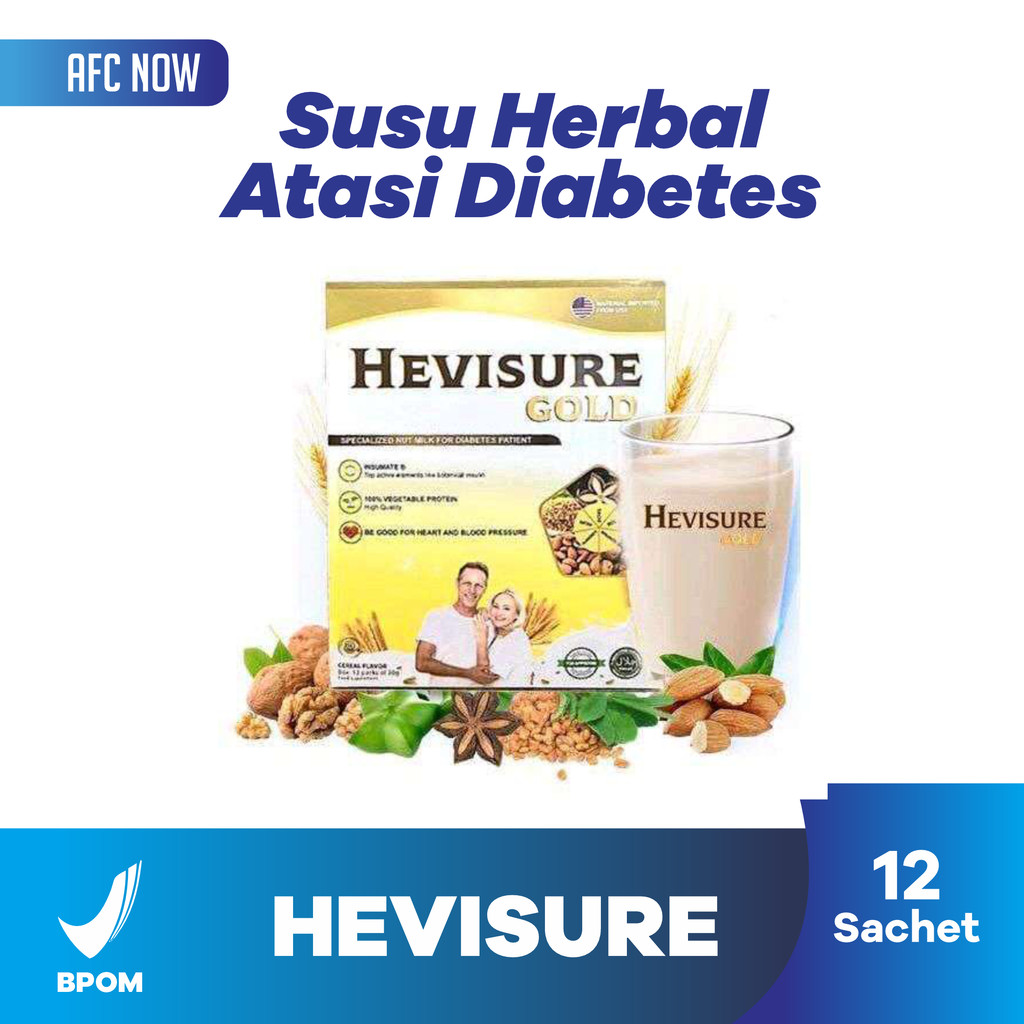 

PAKET 2 BOX - Hevisure Gold – Susu Rendah Gula untuk Menurunkan Gula Darah Original