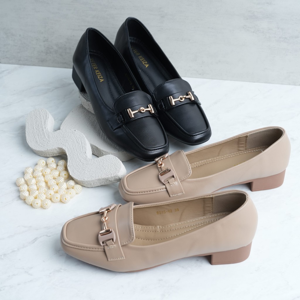 PROMO Peter Keiza Sepatu Mocassin Pantofel Formal Wanita BS 15-02