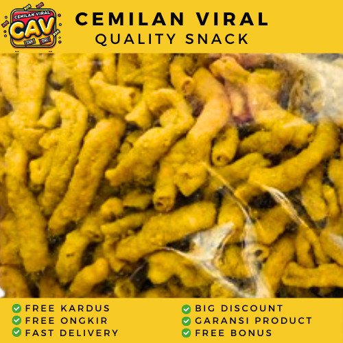 

CAV KERIPIK USUS JAGUNG BAKAR 250g Keripik Usus Crispy Usus Kering Usus Kriuk Cemilan Terlaris
