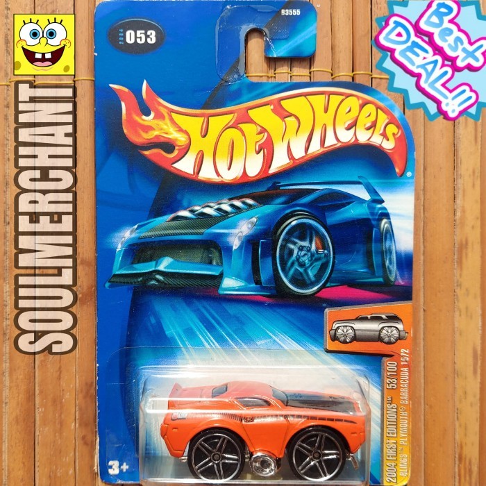 Hot Wheels Blings Plymouth Barracuda 1972 Orange
