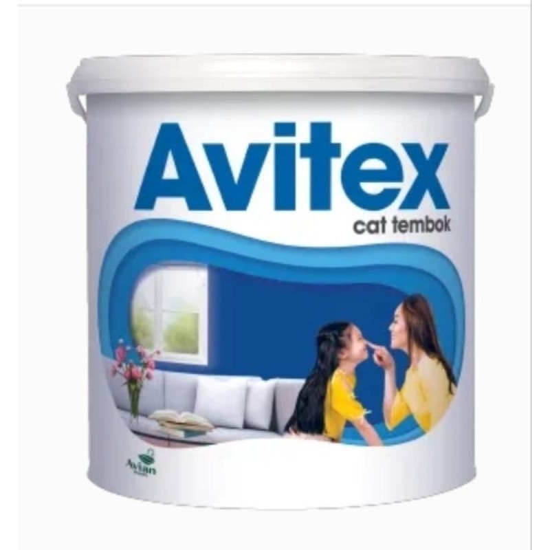CAT TEMBOK AVITEX 5KG DINDING PLAFON GYPSUM ETERNIT PAPAN BOARD BISA REQUEST WARNA HIJAU SAGE