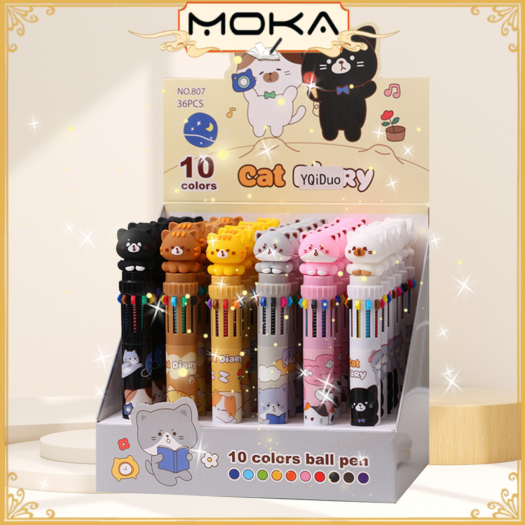 

MOKA PULPEN KARAKTER LUCU 3D DOLL 10 WARNA TULISAN MK46
