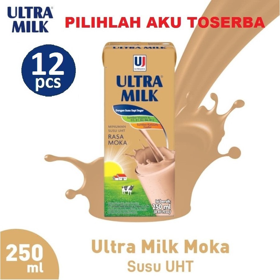 

Susu Ultra Moka (Mocca) 250 ml (1 PAKET ISI 12)