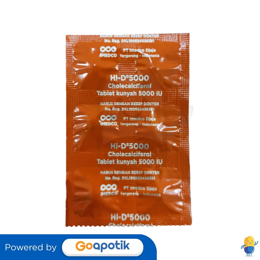 Hi-D 5000 Iu Strip 6 Tablet
