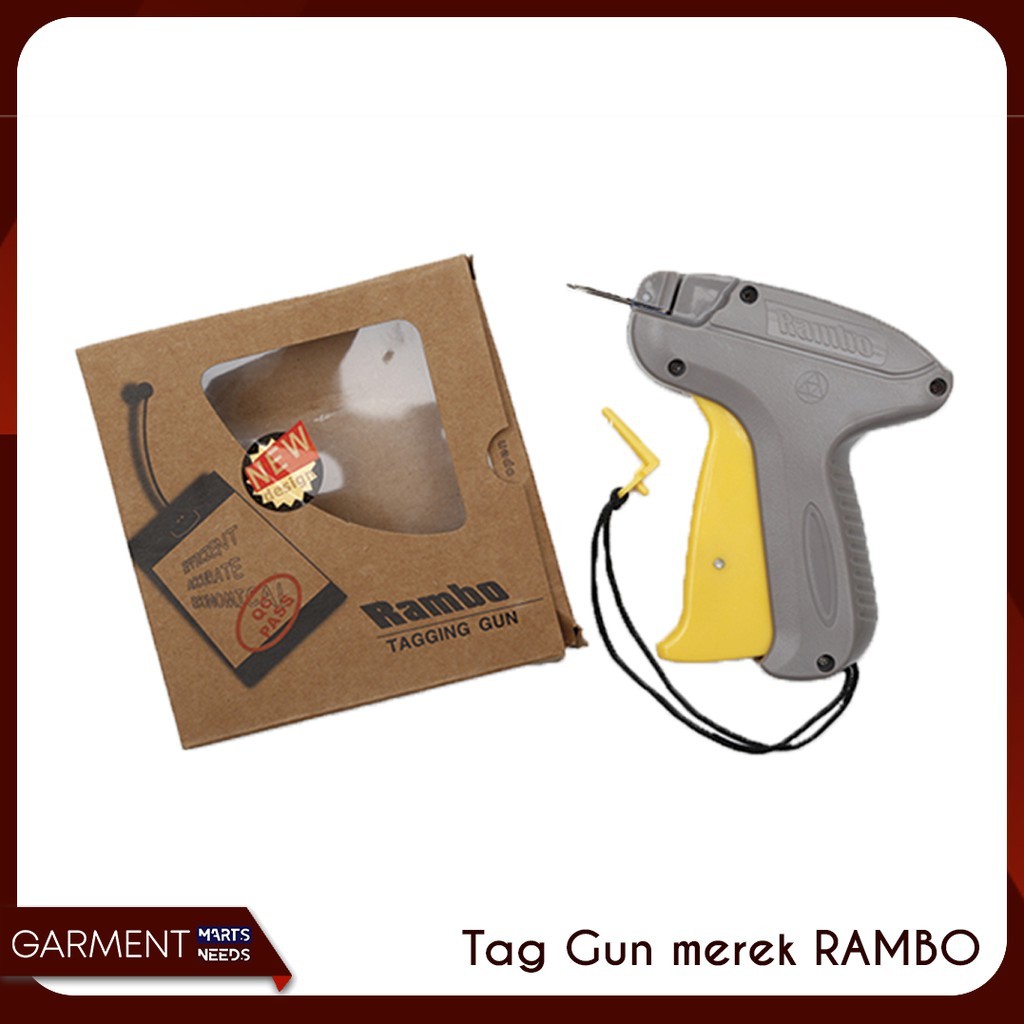 

Tembakan TAG GUN Alat Pemasang Tag Pin Label Harga MERK RAMBO