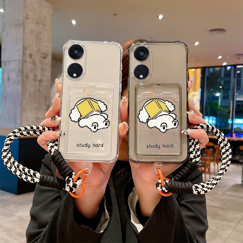 For OppoA98 phone case 74/AX/55/tpuG cartoon 15 lanyard OPPO fashion 5s soft rubber 60 couple 18 cov