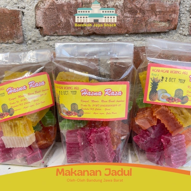 

Manisan Agar Agar Kering 300+ Gram Kemasan Praktis - Mang Meser