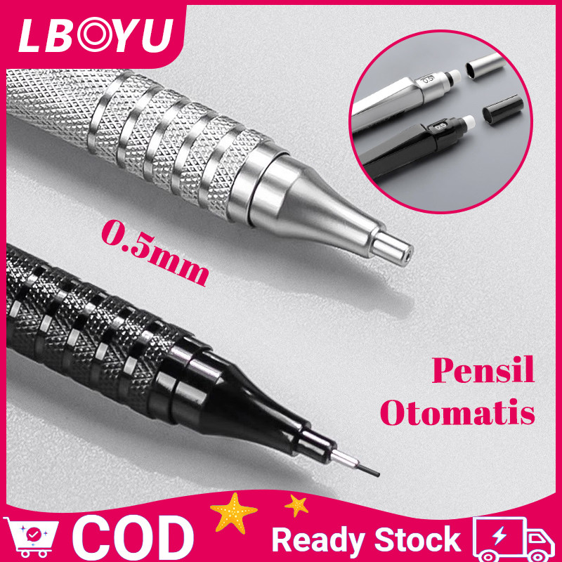 

0.5MM Pensil Mekanik Metal Mechanical Drafting Pencil Dengan Pusat Gravitasi Rendah Untuk Sekolah
