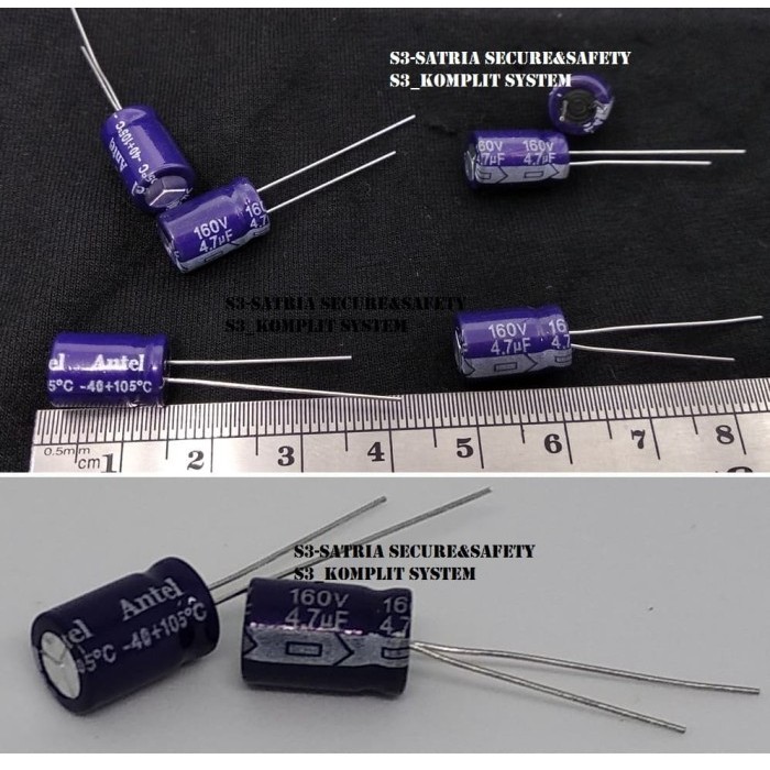 Elco 4.7uf 160v Elko 4,7UF 160 V Electrolytic capacitor 4.7 uf 4,7 uf