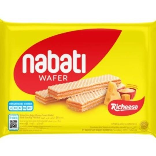 

Asli WAFER NABATI KEJU/COKLAT 1 DUS Snack Biskuit NABATI MURAH BISA DICAMPUR! - Nabati Keju