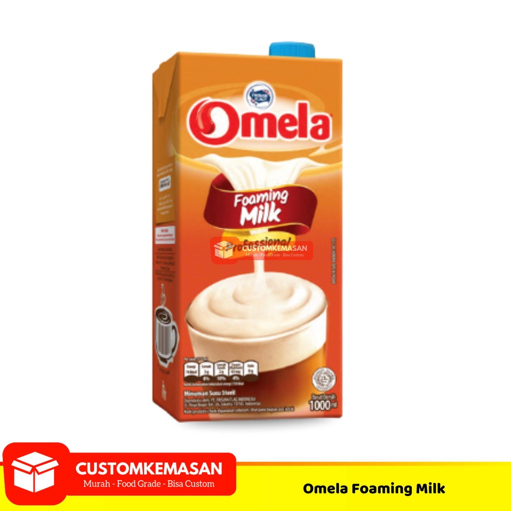 Omela Foaming Milk 1L /  Susu Foam Microfoam Kopi Latte Art Coffee / Foaming Milk Professional