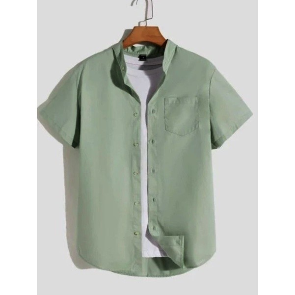 kemeja anak warna sage green kemeja anak warna hijau sage kemeja anak laki laki warna sage green kem