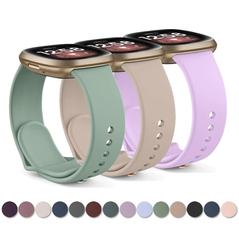 Smartwatch Strap for Fitbit Versa 3 Versa 4 Band Watchband Soft Bracelet Replacement for Fitbit Sens