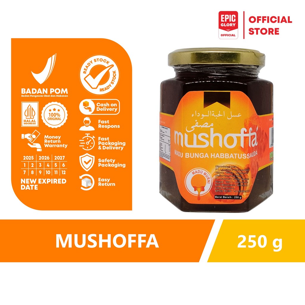 

HNU Madu Mushoffa Bunga Mushoffa 250 gr