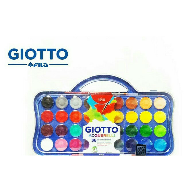 

promo -Cat Air/tercolour block 36 rna GIOTTO new product Bagus murah