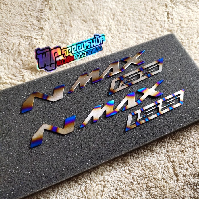 logo emblem titanium nmax