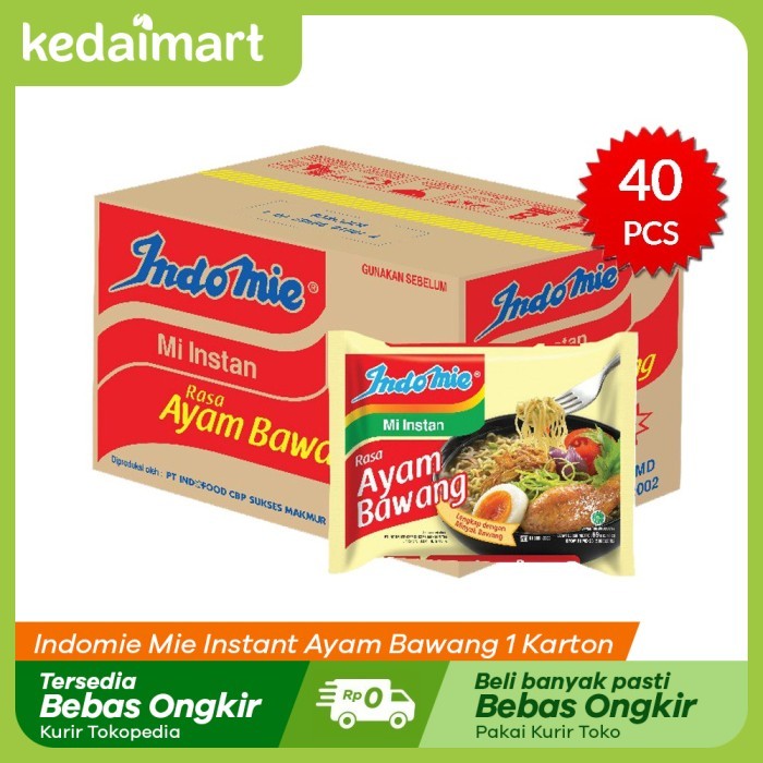

Ready Indomie Mie Instant Ayam Bawang 1 Karton