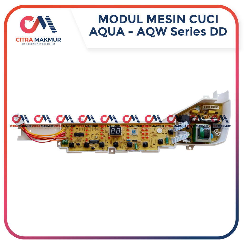 Modul PCB Mesin Cuci Sanyo Aqua Otomatis AQW 78DD 77D 98DD DD Top Load 8 Tombol 1 Tabung YM004ZQ