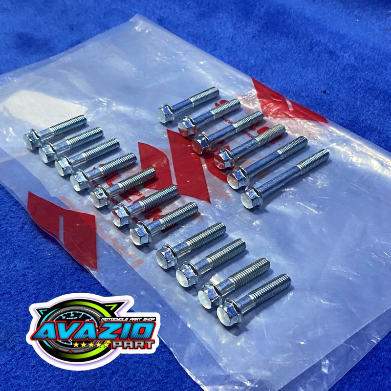 1set baut blok mesin kanan kiri suzuki THUNDER 125