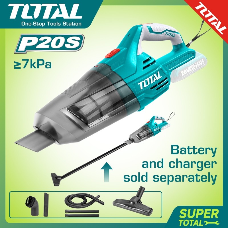 【TOTAL】Lithium‑ion vacuum cleaner TVLI2001