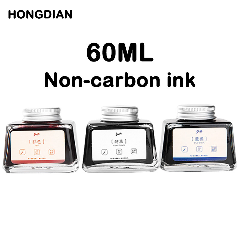 

HONGDIAN 70/60/18ml High Quality Fountain Pens Ink Various Colors Glass Bottled Ink Pen Refill Cartridge School Office Supplies