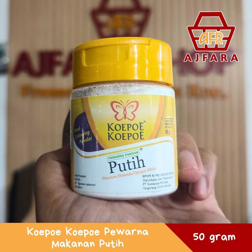 

Koepoe Koepoe Pewarna Makanan Putih 50 gram