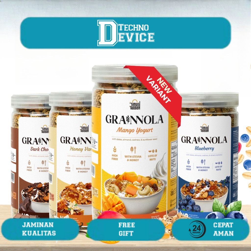 

Granola Timur Tengah 500 gr Sereal Sarapan Sehat Oatmeal With Almond and Mete