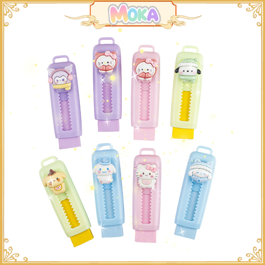 

MOKA Penghapus Mekanik Motif Kartun Jepang Lucu / Penghapus Slide Motif Kartun / Easy To Use Slide Mechanism MKA207
