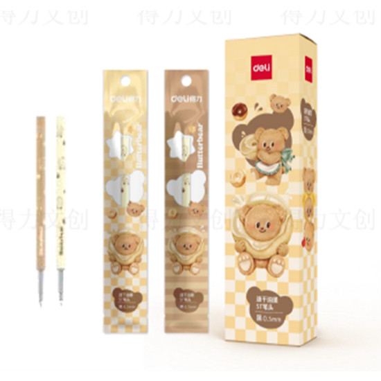 

Deli ButterBear Gel Pen Refill / Isi Pulpen 0.5mm HY007