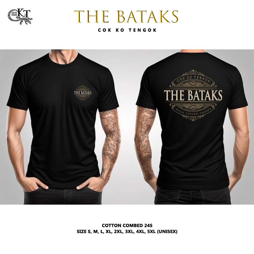 CKT THE BATAKS Kaos Batak Cok Ko Tengok Katun Combed 24s Premium Distro Basic Tshirt