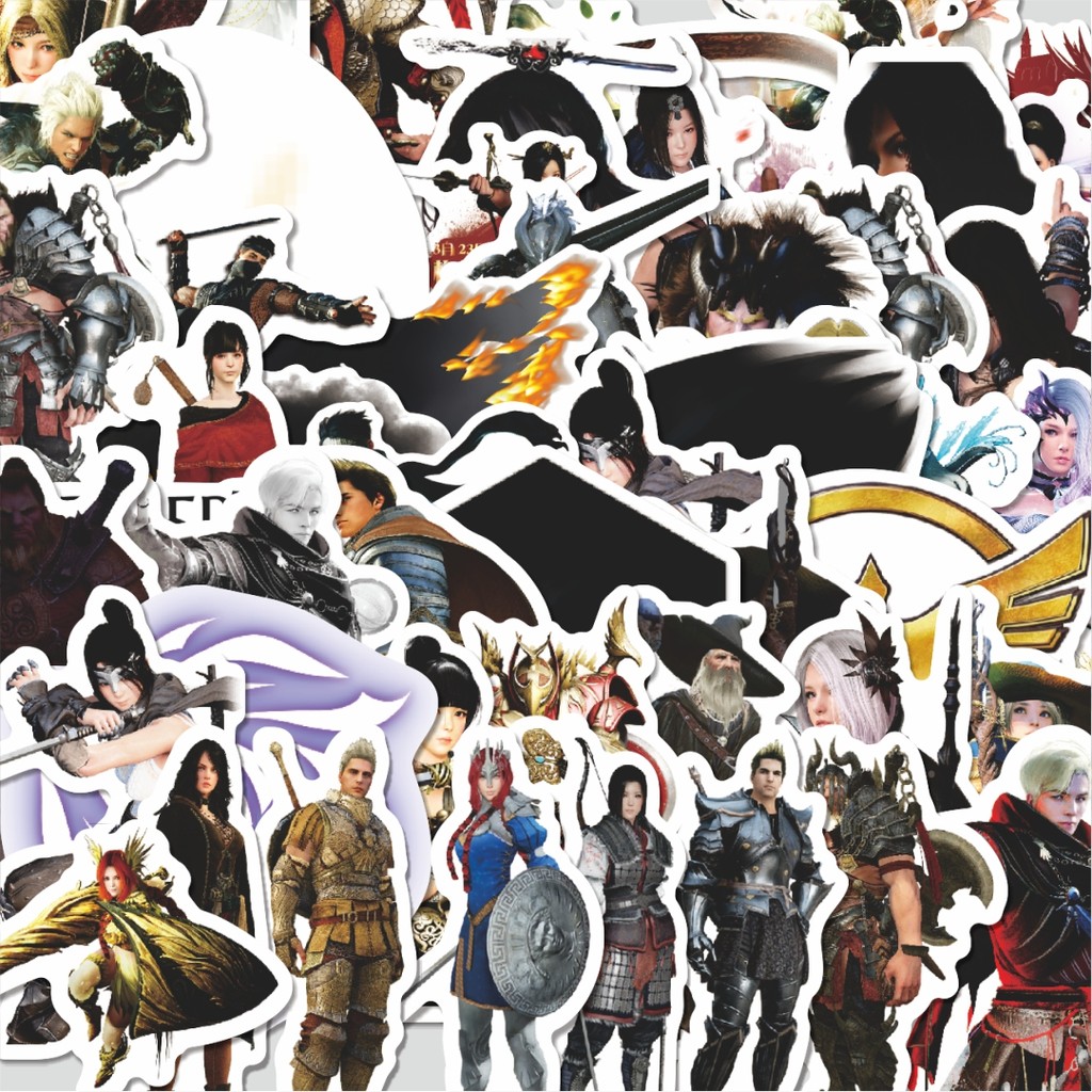 

Stiker Cutting Pack Stiker Game Black Desert Char Mix 1 Isi 100Pcs Series Aesthetic Lucu Keren Untuk Koper Bahan Vynil