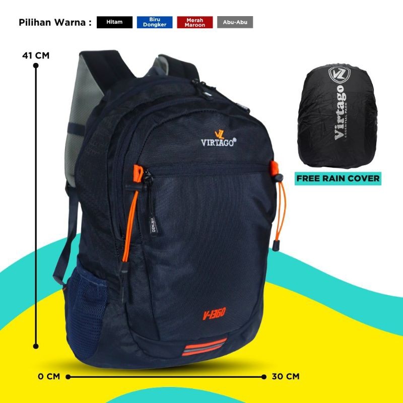 FASWEFA_SHOP  Tas Model Eiger Merek Virtago/Tas Ransel/Tas Virtago/Tas Sekolah