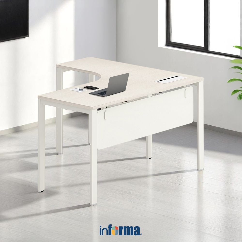 Informa Sieben I I I Meja Kantor L Kiri Meja Kerja Meja Komputer Meja Belajar Meja Direktur Meja Kan