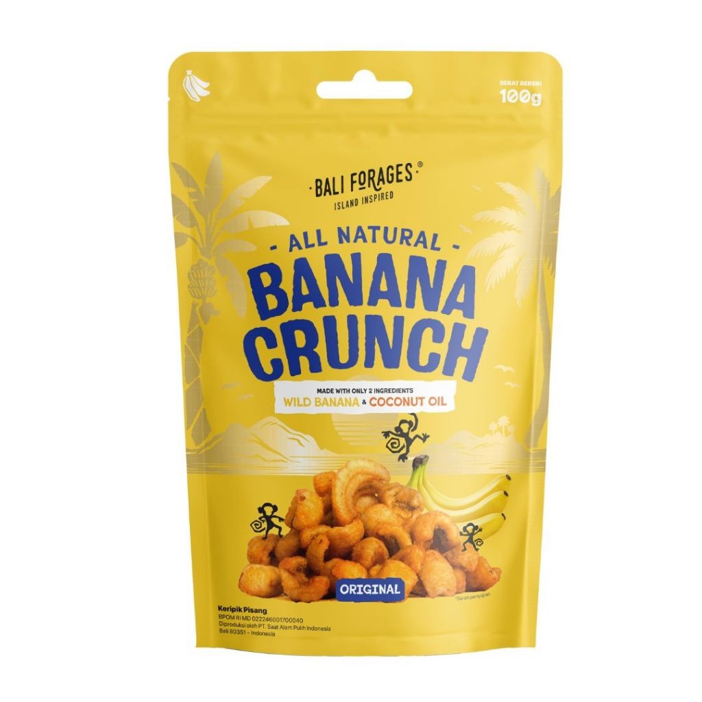 

BANANA CRUNCH ORIGINAL BALI FORAGES 100g