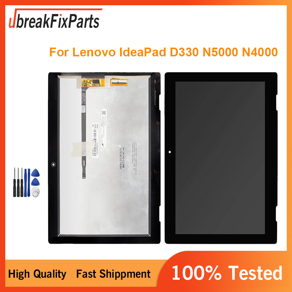 For Lenovo IdeaPad D330 HD N4000/D330 FHD N5000  D330-10IGM 81H3009BSA LCD Display Touch Screen Digi