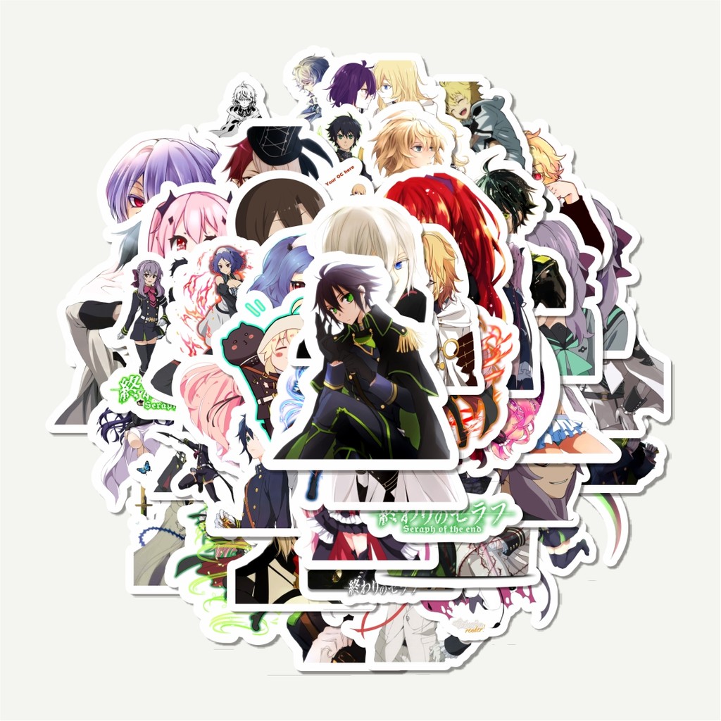 

Sticker Pack Stiker Anime Seraph of the End Char Mix 3 | Sticker TUMBLR | Stiker LAPTOP KOPER HELM