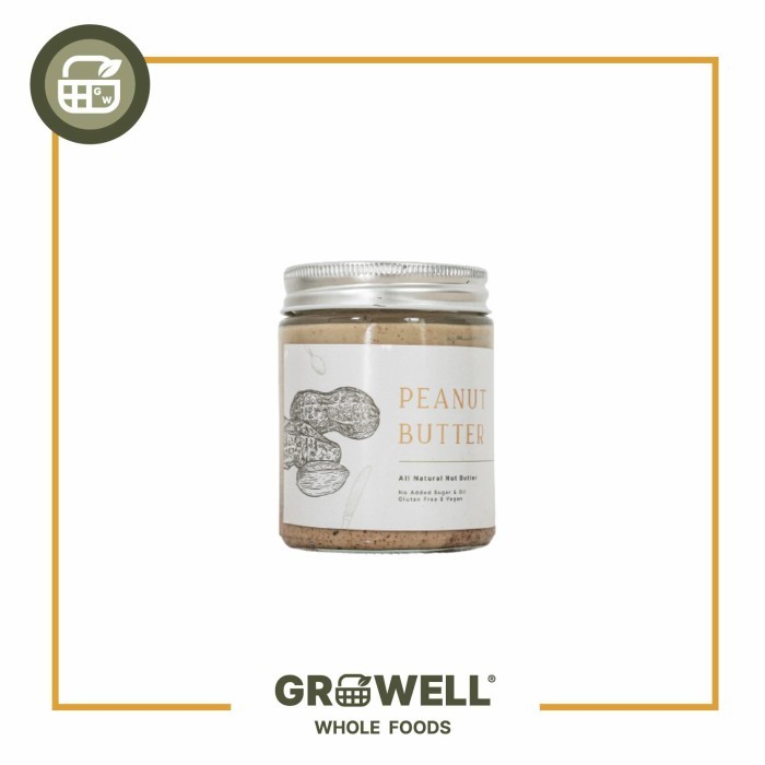 

New Arrival Growell Healthy Peanut Butter 250gr