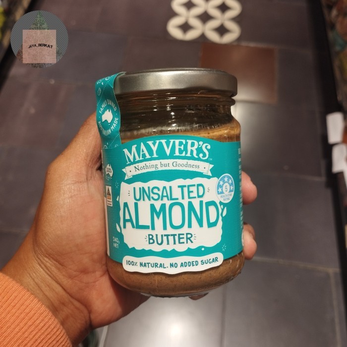 

mayvers almond spread unsalted 240gr